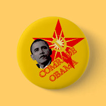 Comrade Obama buttons