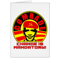 Comrade Obama Card