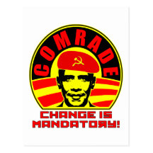 Comrade Obama Postcard