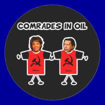 Comrades in Oil Stickers