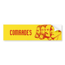 Comrades template bumper stickers