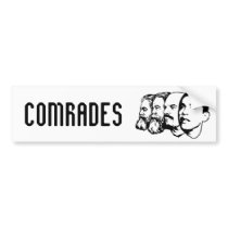 Comrades template bumper stickers