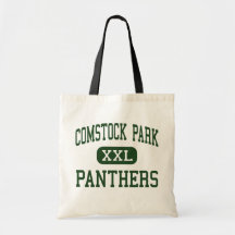 Comstock Park - Panthers - High - Comstock Park Tote Bags