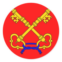 Comtat Venaissin, France Round Sticker