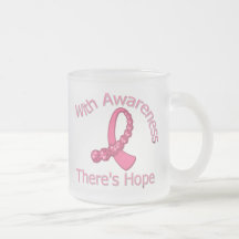 Con conciencia hay cáncer de pecho de la esperanza taza