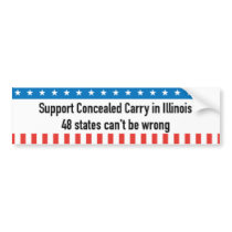 Concealed Carry Bumper Sticker bumper stickers