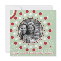 Concentric Circle Holiday Greetings invitations