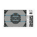Concentric circles postage