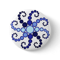Concentric OCTO-Puss Pinback Button