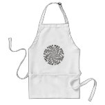Concentric Text #2 Apron