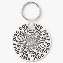Concentric Text #2 keychains