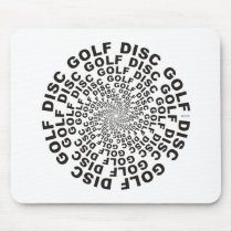 Concentric Text #2 mousepads