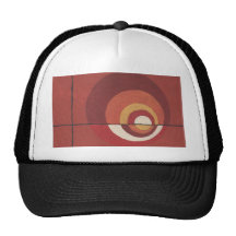 ConcentricCircles Abstract Trucker Hats
