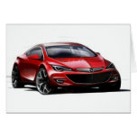 Concept Car Greeting Card