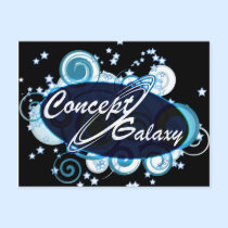 Concept Galaxy postcards