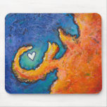 Conception - beautiful expressive fun modern art mousepad