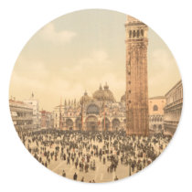 Concert in St Mark's Square II, Venice, Italy Sticker