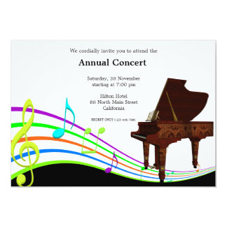 Music Concert Invitations & Announcements | Zazzle