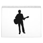 Concert musician guitar wall calendar