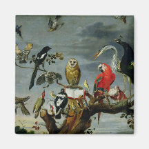 Concert of Birds Refrigerator Magnet