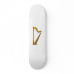 Concert Pedal Harp Graphic Design skateboards