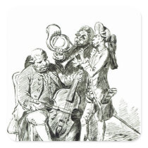 Concerto Spirituale, published 23rd March 1773 Square Sticker