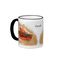 Conch Shell mugs by roimim Conch Shell mugs
