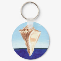 Conch Shell painting, key chains keychains by Cherylsart Conch Shell painting, key chains keychains