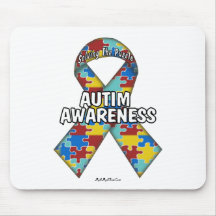 Conciencia del autismo tapetes de ratón