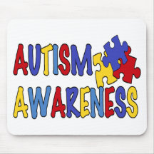Conciencia del autismo tapetes de ratón