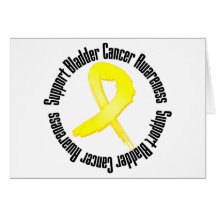 Conciencia del cáncer de vejiga de la ayuda felicitaciones