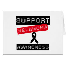 Conciencia del melanoma de la ayuda felicitación