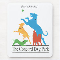 Concord Dog Park Mouse Pad mousepads