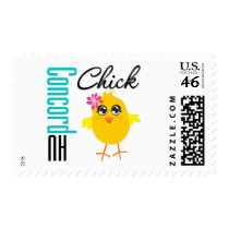 Concord NH Chick postage by chicktshirts Concord NH Chick postage