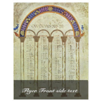 Concordance Tables Of Eusebius Of Ceasarea By Meis Custom Flyer