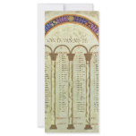 Concordance Tables Of Eusebius Of Ceasarea By Meis Full Color Rack Card