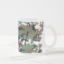 Concrete Jungle Camo Frosted Coffee Mug