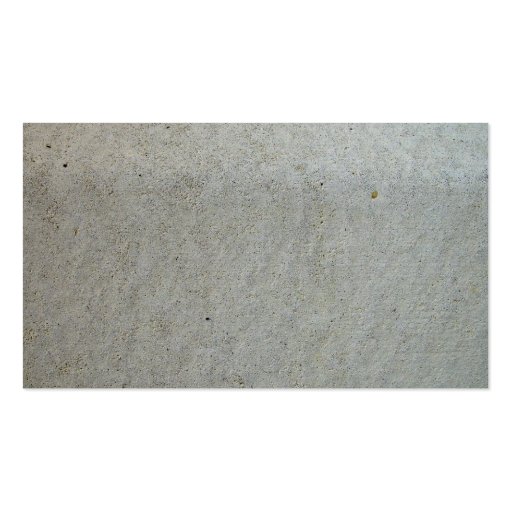 Concrete kerbing business card (back side)