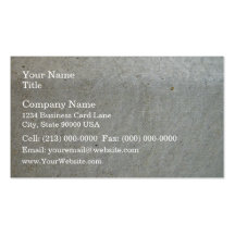 Concrete kerbing business card