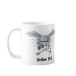 Concrete mixer blue-gray mugs