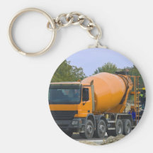 concrete mixer key chains