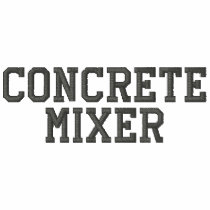 Concrete Mixer Tee embroidered shirts