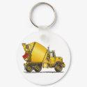 Concrete Mixer Truck Key Chains keychains