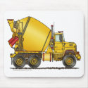 Concrete Mixer Truck Mouse Pad mousepads