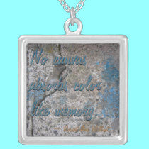 Concrete Quote Necklace necklaces