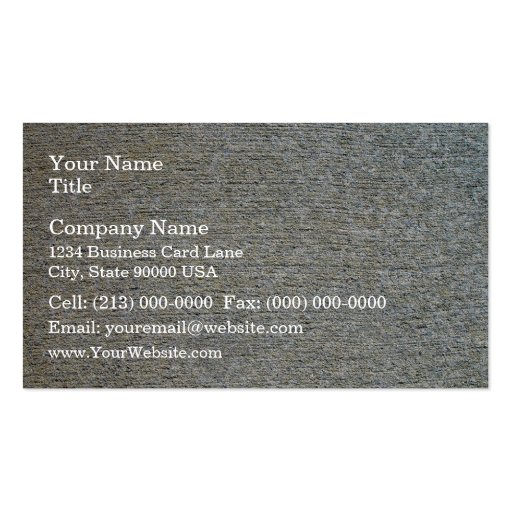 Concrete Seamless Texture Business Cards (front side)