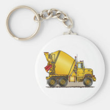 Concrete Truck Key Chain