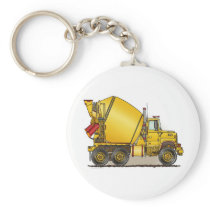 Concrete Truck Key Chain