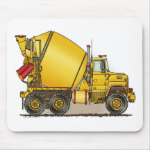 Concrete Truck Mouse Pad