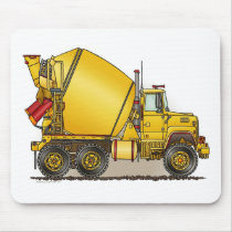 Concrete Truck Mouse Pad